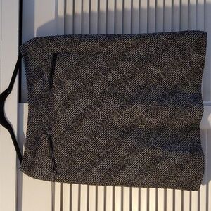 Talbots Tweed Classic Shirt Black and White Size12 Petite